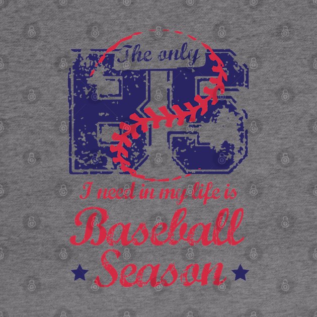 The Only BS I Need In My Life Is Baseball Season by Depot33